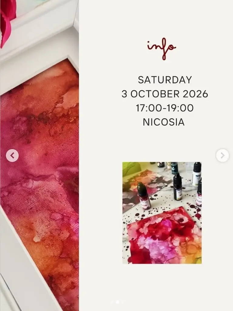 Alcohol Ink Art Workshop