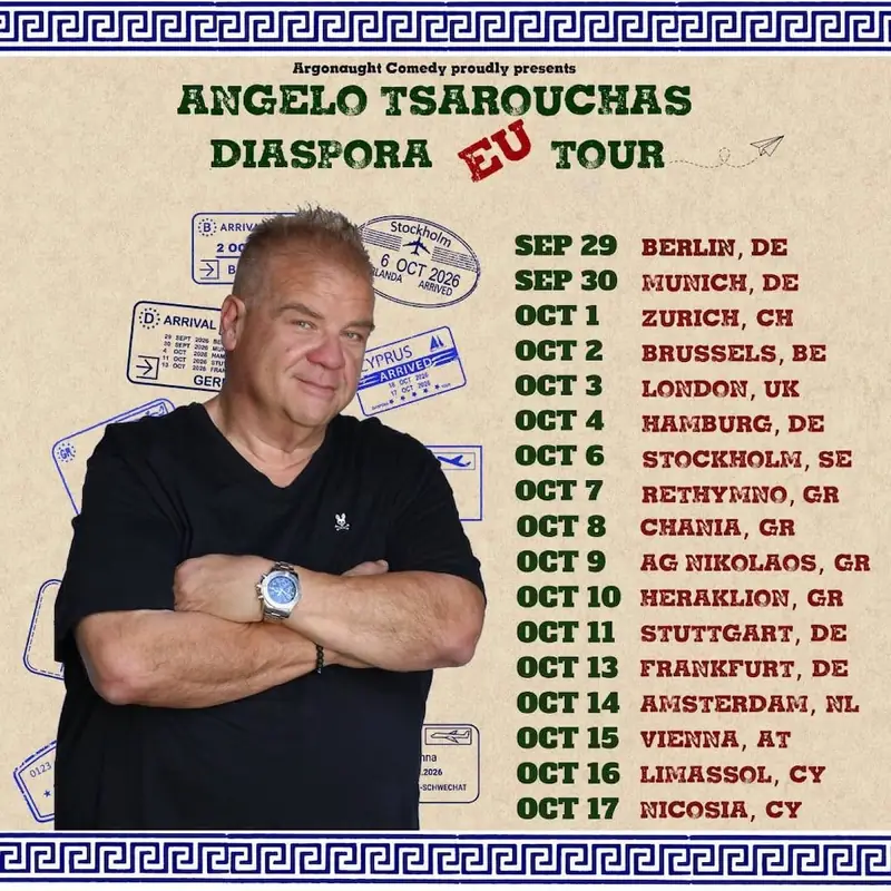 Angelo Tsarouchas: Diaspora Tour Live in Limassol & Nicosia