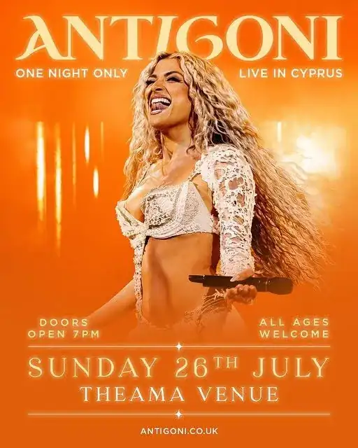 Antigoni: One Night Only Live Show in Limassol