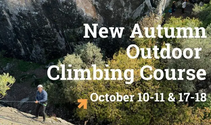 Autumn Outdoor Sport Climbing Course by One Step Further in Paphos
