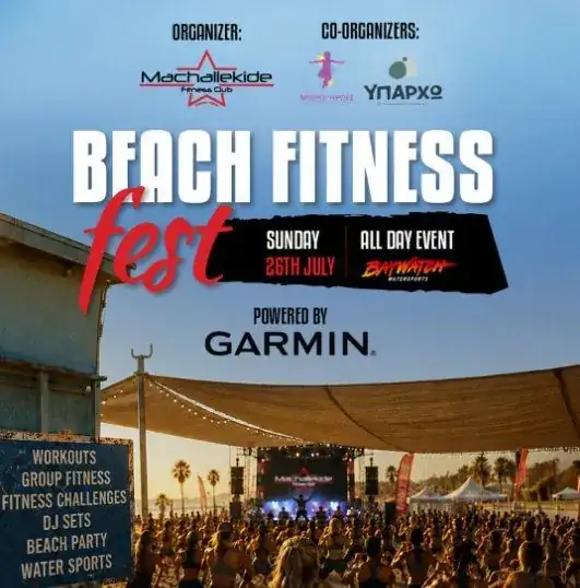 Beach Fitness Fest: Free All-Day Beach Fitness Festival in Limassol