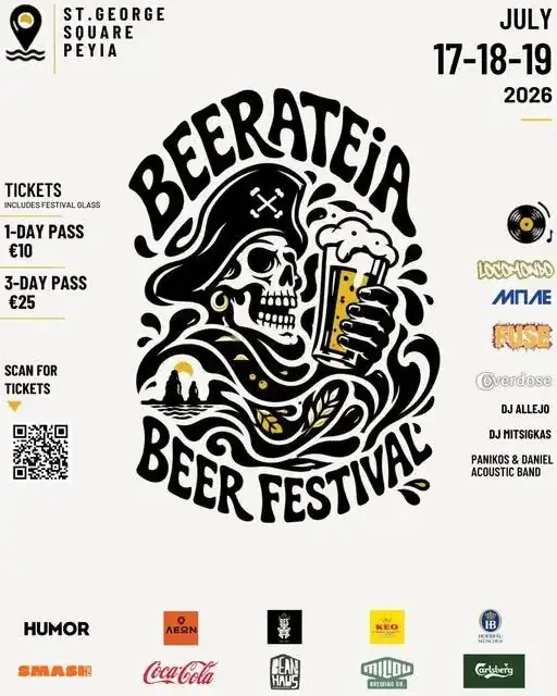 Beerateia Beer Festival 2026: Three-Day Summer Festival in Paphos