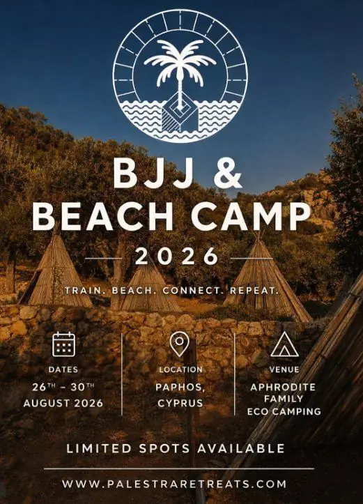 BJJ & Beach Camp: Brazilian Jiu-Jitsu Training Retreat in Paphos