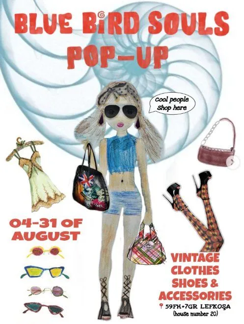 Blue Bird Souls Pop-Up: Vintage & Y2K Fashion Store in Nicosia