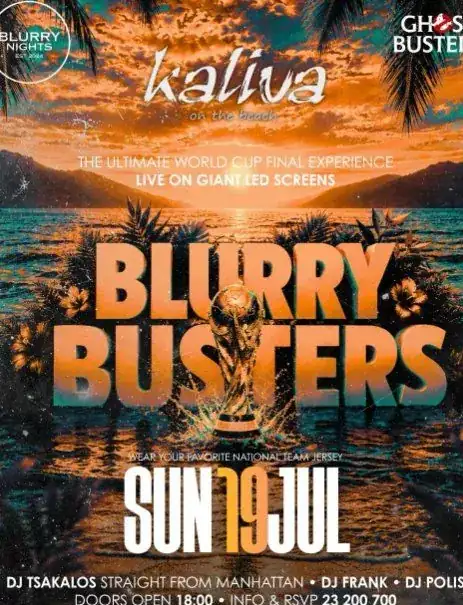 Blurry Busters: World Cup Final Beach Party in Ayia Napa