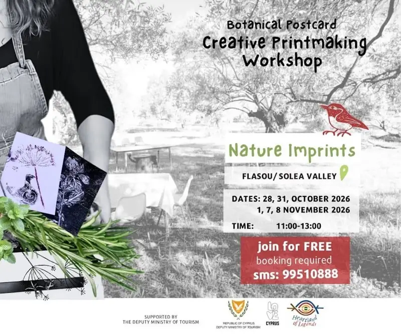 Botanical Postcard Creative Printmaking Workshop