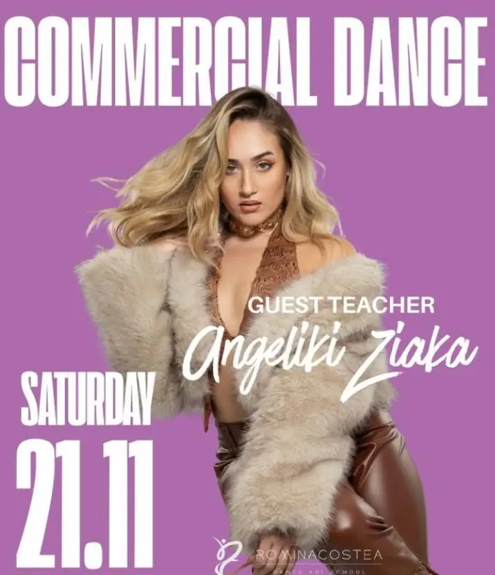 Commercial Dance Workshop with Angeliki Ziaka in Cyprus