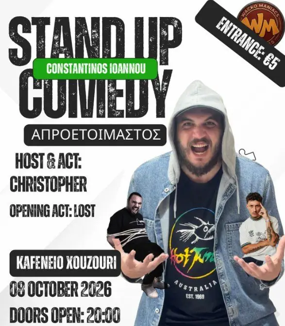 Constantinos Ioannou: Aproetoimastos Stand-Up Comedy Night
