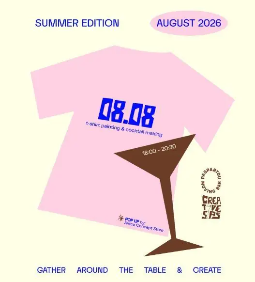 Creative Sips x Paspartou: T-Shirt Painting & Cocktail Making in Famagusta