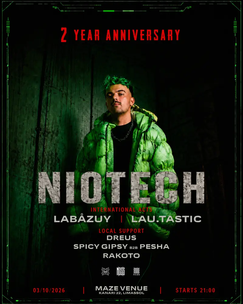 DELIRIUM CHAMBER 2 YEAR ANNIVERSARY PRESENTS NIOTECH - Labåzuy - Lau.tastic