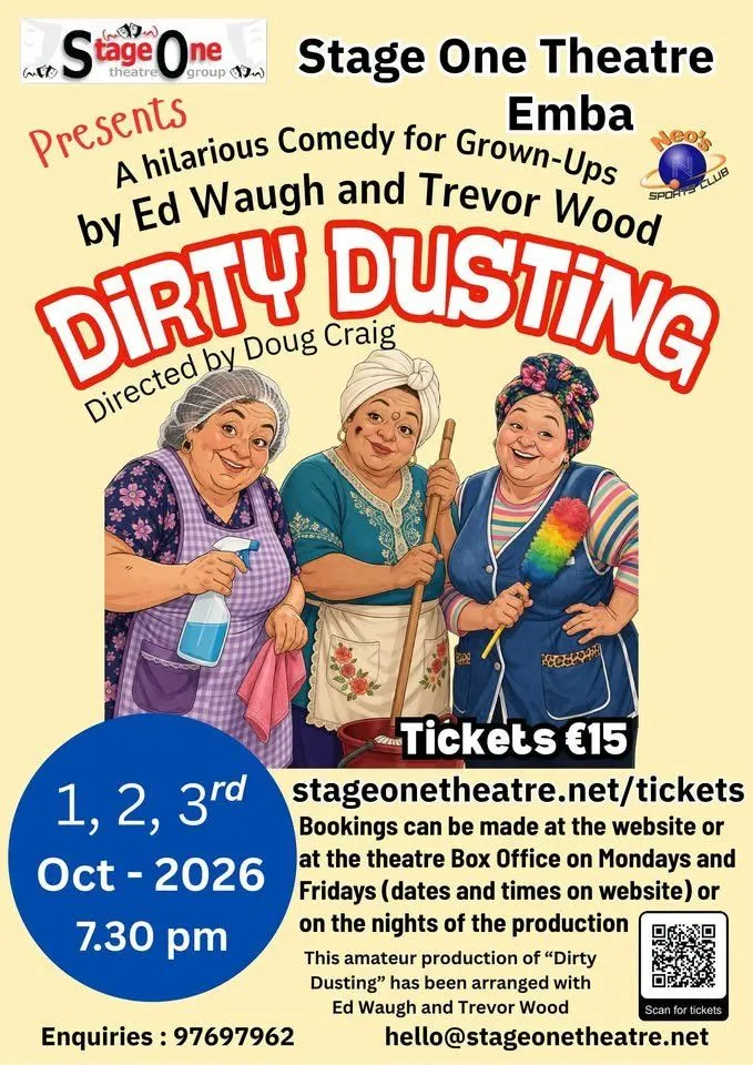 Dirty Dusting: Adult Comedy by Stage One Theatre in Paphos
