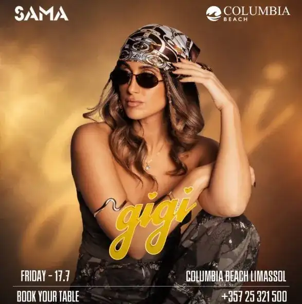 DJ Gigi Live: House Music Night at Columbia Beach Limassol