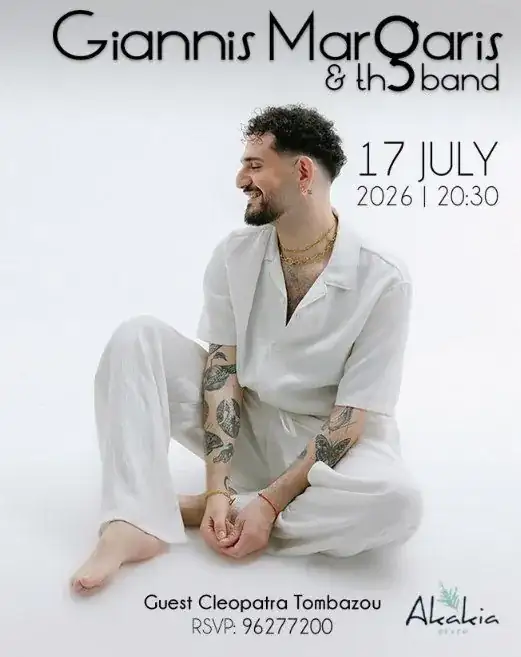 Giannis Margaris & the Band: Live at Akakia Beach Bar in Larnaca
