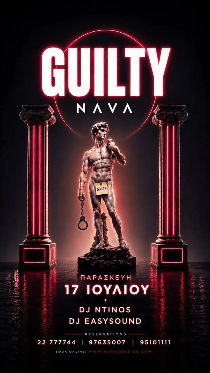 Guilty x Nava: DJ Night at Nava Seaside Protaras