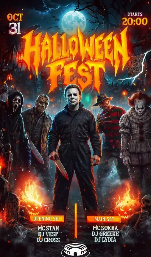 Halloween Fest: Live DJ Night at The Amphitheatre