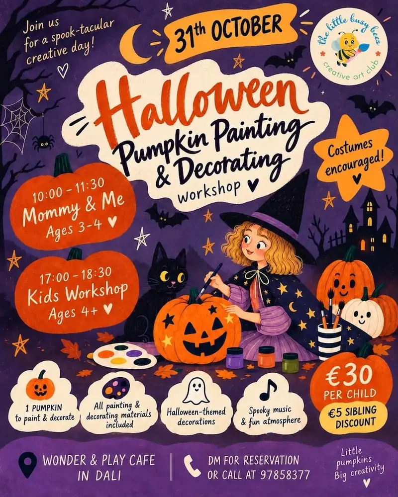 Halloween Pumpkin Painting & Decorating