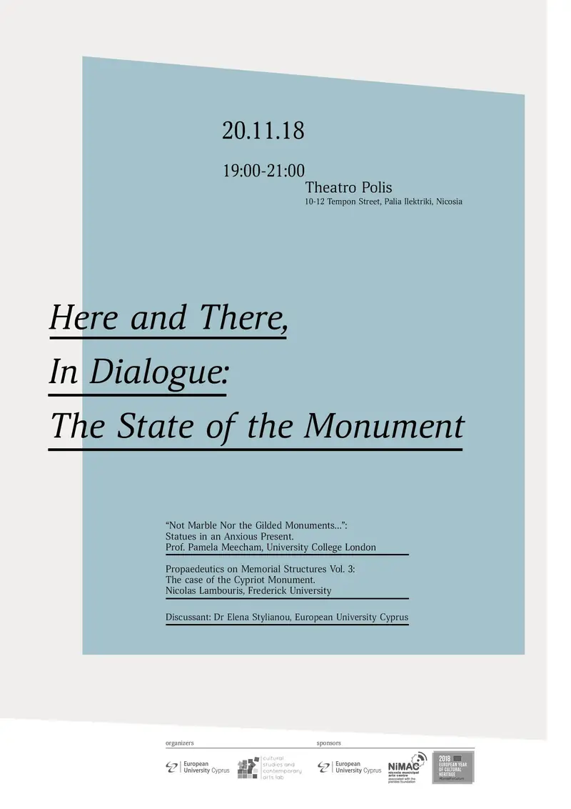 Here and There, In Dialogue: The State of the Monument