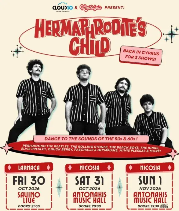 Hermaphrodite's Child: 50s & 60s Live Rock Shows in Cyprus