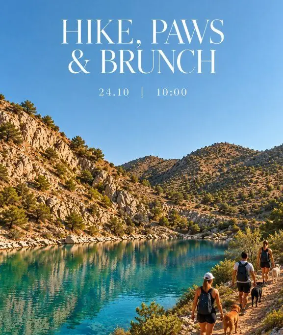 Hike, Paws & Brunch: Dog-Friendly Morning Trail in Nicosia