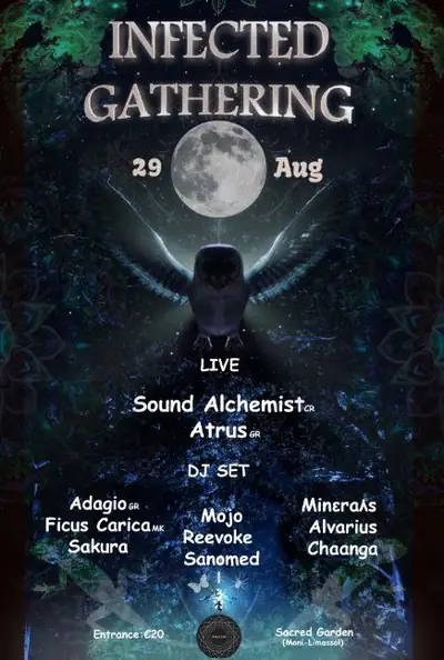 Infected Gathering: Psytrance Outdoor Festival in Limassol