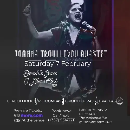 Ioanna Troullidou at Sarah's February 7