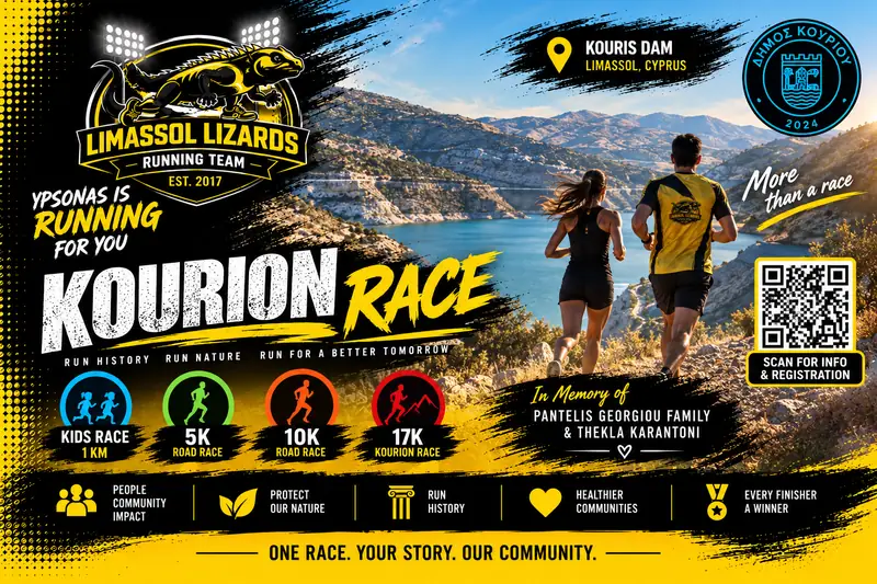 Ipsonas is Running for you – Kourion Race