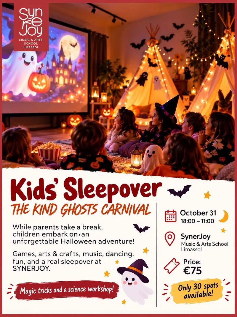 Kids' Halloween Sleepover: Magic, Science & Fun