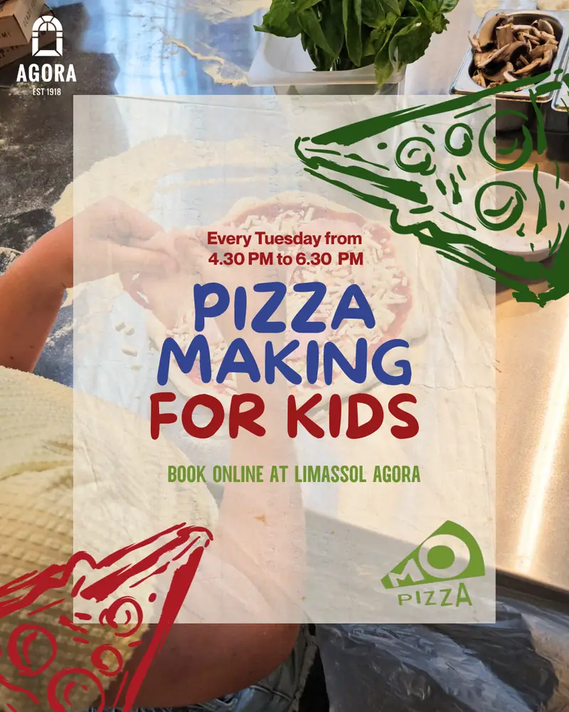 Kids Pizza Making Classes at Limassol Agora