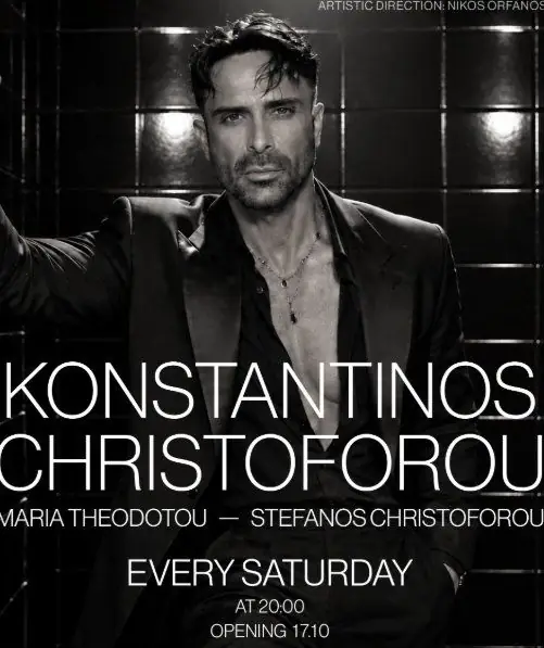 Konstantinos Christoforou: Live on Stage Every Saturday in Nicosia