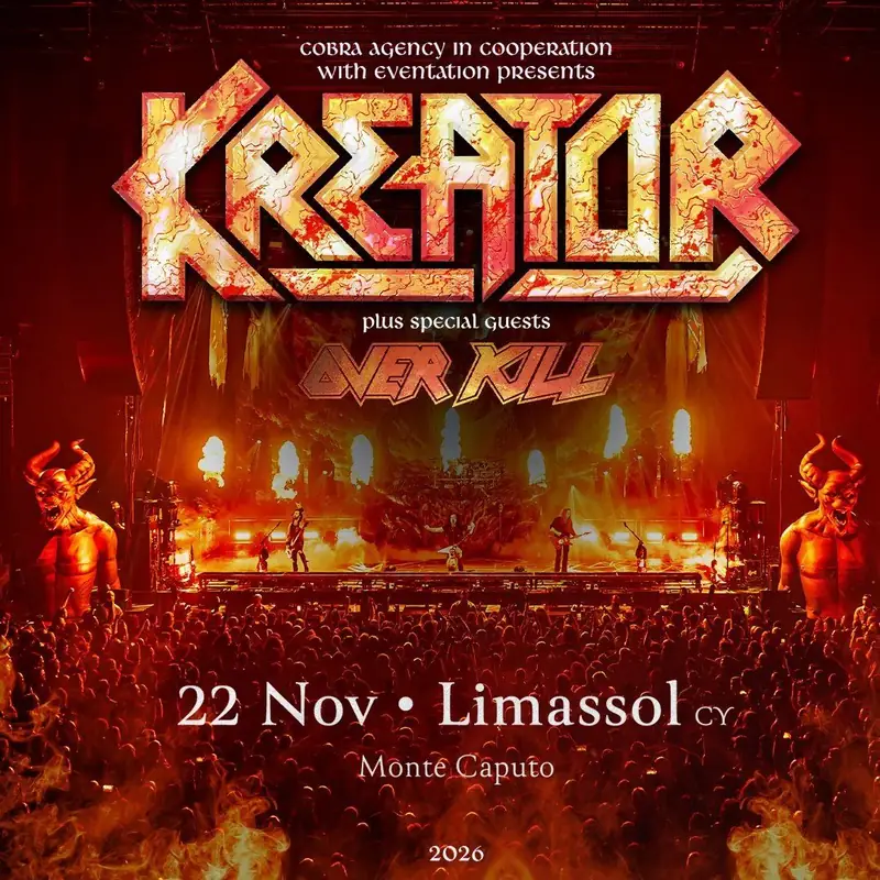 Kreator & Overkill: Krushers of the World Tour Live in Limassol