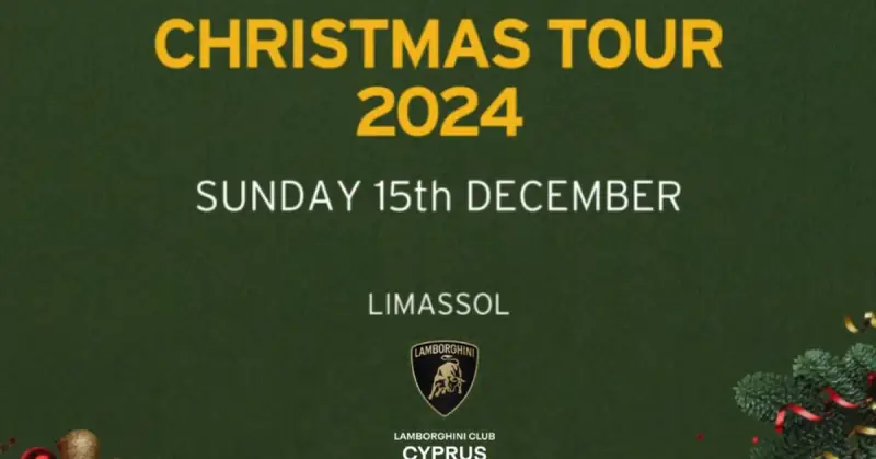 Lamborghini Club Cyprus Christmas Tour