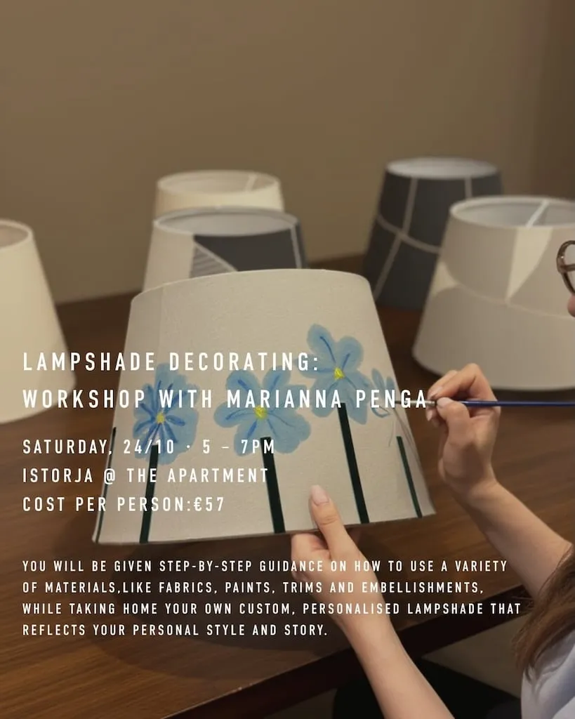 Lampshade decoration Workshop