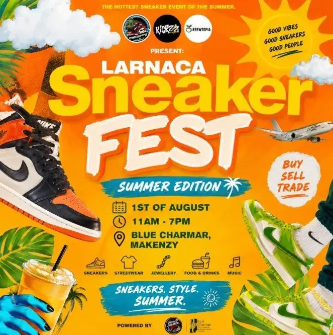 Larnaca Sneaker Fest: Summer Edition at Blue Charmar
