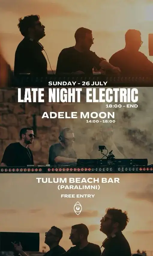 Late Night Electric & Adele Moon: Sunset House Party in Famagusta
