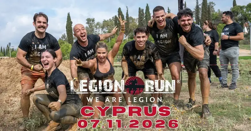 Legion Run Cyprus 2026: Mud Obstacle Race in Cyprus