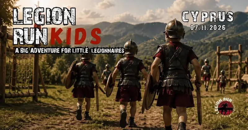 Legion Run Kids Cyprus 2026: Kids Obstacle Course in Limassol