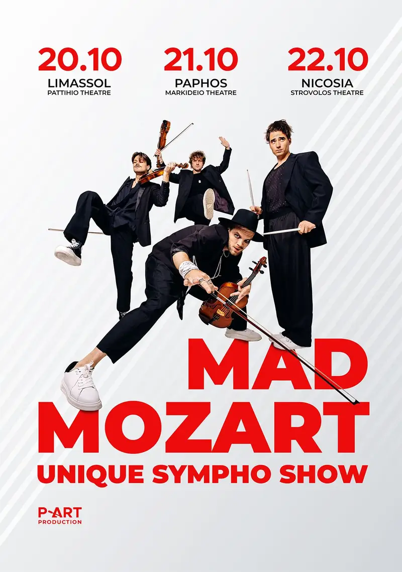 Mad Mozart: Symphonic Rock Show in Cyprus 2026