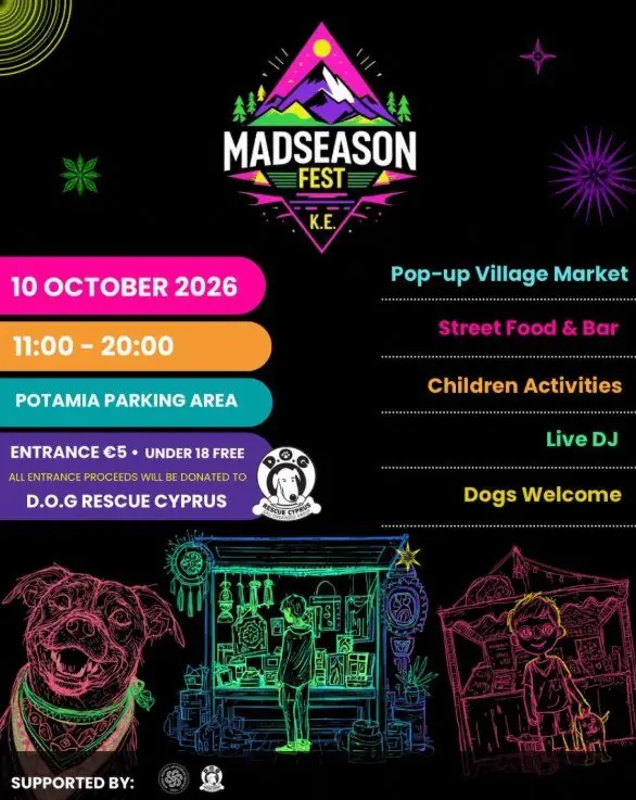 Madseason Fest: Outdoor Dog-Friendly Festival in Nicosia