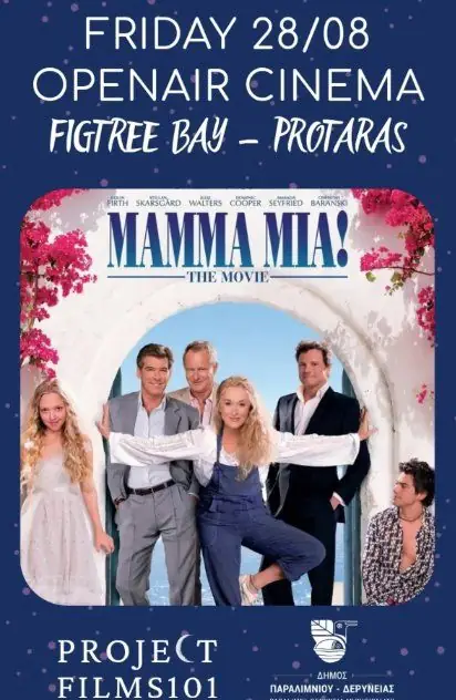 Mamma Mia! Open-Air Cinema Night at Figtree Bay, Protaras