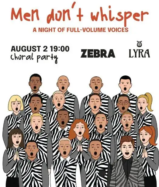 Men Don't Whisper: Choral Party Night at Zebra Limassol