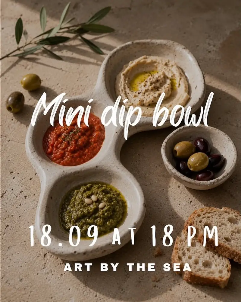 Mini Dip Bowl Workshop at ART BY THE SEA