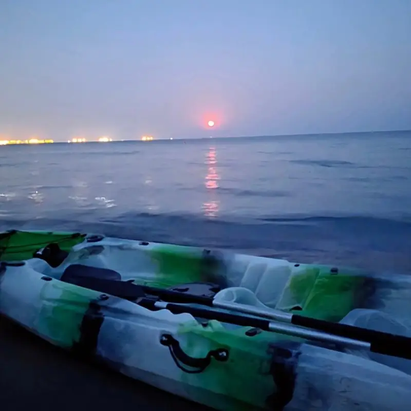 Moonlight Sea Kayaking: Evening Paddle at Governor's Beach, Limassol