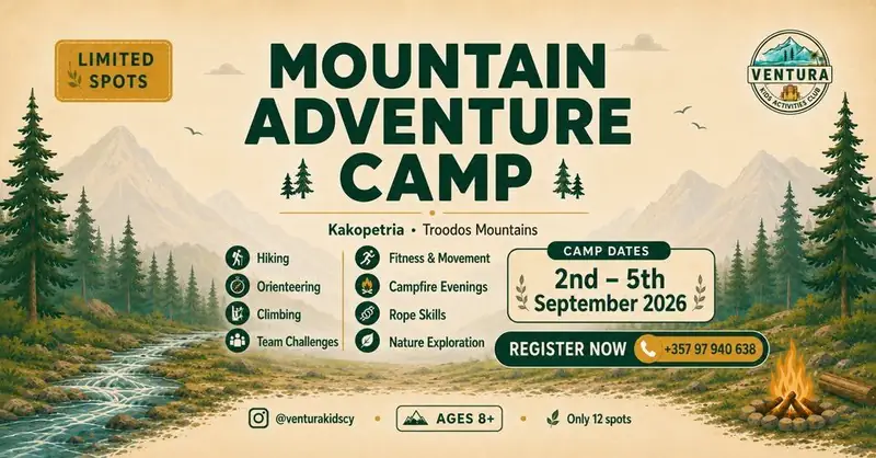Mountain Adventure Camp: 4-Day Outdoor Camp in Troodos Mountains