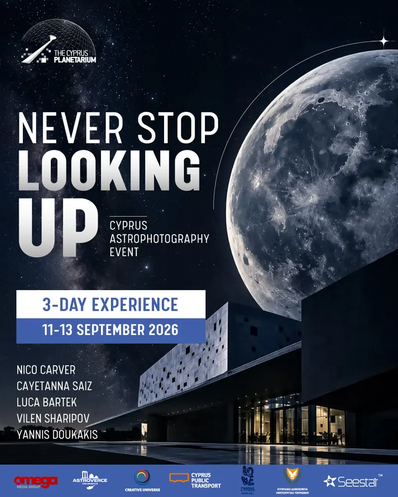Never Stop Looking Up: Cyprus Astrophotography Event at The Cyprus Planetarium