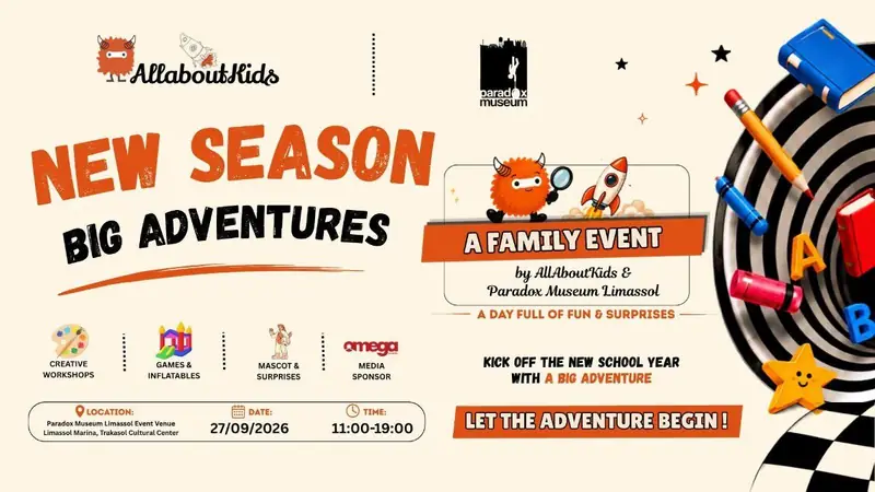 New Season Big Adventures: Family Fun Day at Paradox Museum Limassol