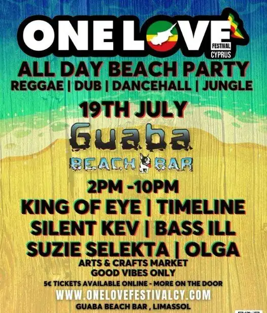 One Love Beach Session: All Day Reggae Party in Limassol
