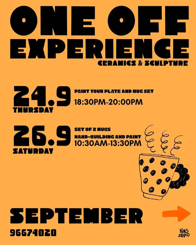 Paint your plate and mug set – One Off Experience