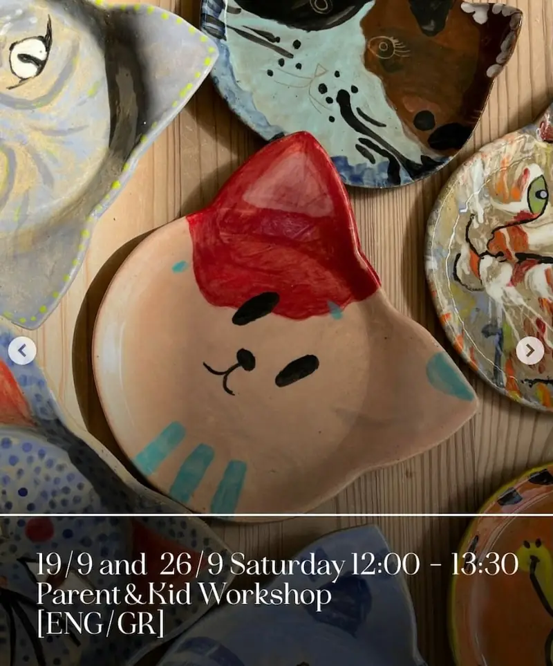 Parent & Kid Workshop September Ceramic Workshops