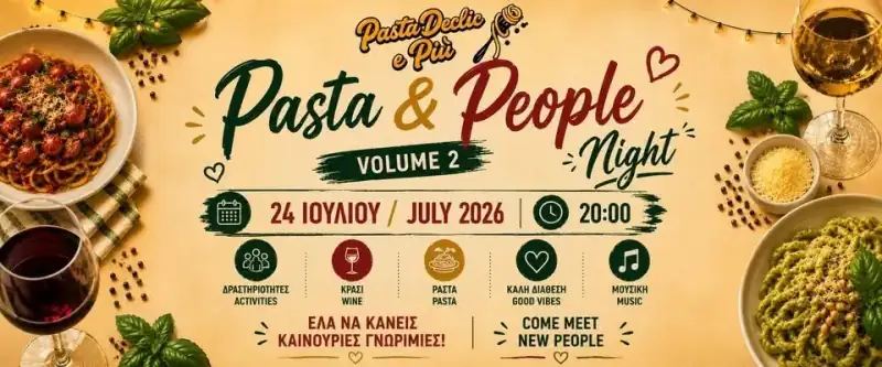 Pasta & People Night: Social Dining Evening Vol. 2 in Nicosia