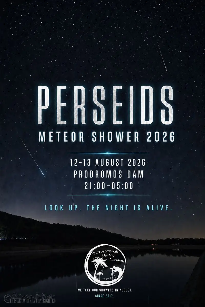 Perseids Meteor Shower 2026: Night Photography at Prodromos Dam